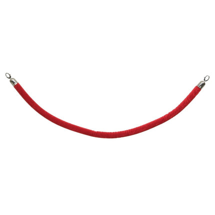Securit® Classic Chrome Entrance Barrier Set – 2 Posts & Bases + Red Velvet Rope | Hospitality Trade Pack - hospitality