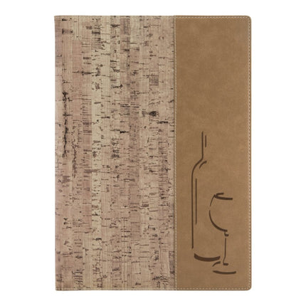 Securit Cork Design Menu Holders 34x24.5x0.7cm Pack of 10 - hospitality