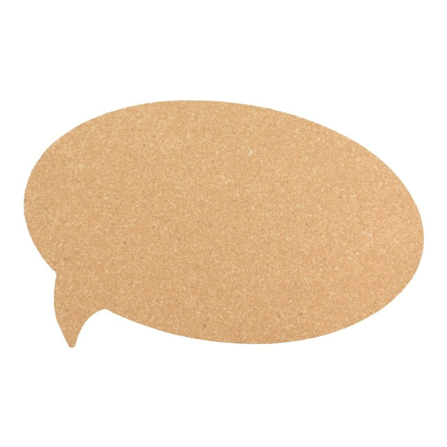 Securit Cork Silhouettes Bubble Cork Board Pack of 6 30.5 x 45.5 x 0.5 cm - hospitality