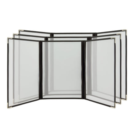 Securit Crystal Brown Menu Holders 32x24x1.8cm Pack of 6 - hospitality