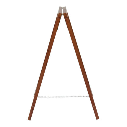Securit® Deluxe Small Rubberwood Pavement Board in Mahogany 85 cm Chalkboard Set – Board + Waterproof Markers + Cleaner | Hospitality Trade Pack - hospitality