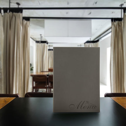 Securit® Design A4 Velvet Menu Set – 10 Menu Holders + 20 Extra Pouches | Hospitality Trade Pack - hospitality