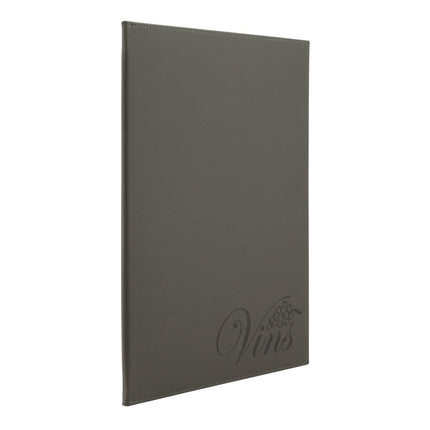 Securit® Design Wine Card A4 Velvet Menu Set – 10 Menu Holders + 20 Extra Pouches | Hospitality Trade Pack - hospitality