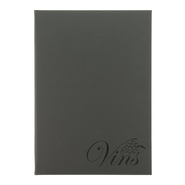 Securit® Design Wine Card A4 Velvet Menu Set – 10 Menu Holders + 20 Extra Pouches | Hospitality Trade Pack - hospitality