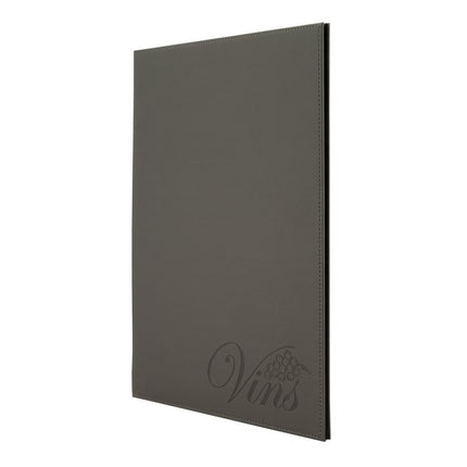 Securit® Design Wine Card A4 Velvet Menu Set – 10 Menu Holders + 20 Extra Pouches | Hospitality Trade Pack - hospitality