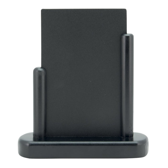 Securit® Elegant A6 Black (Pack of 10) Table Chalkboard Set – Boards + 3 Extra Inserts + White Markers | Hospitality Trade Pack - hospitality