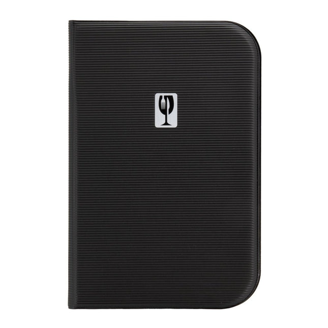 Securit Essential Menu Holders Black 25.5x18x1cm A5 Pack of 10 - hospitality