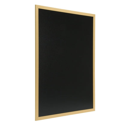 Securit® Extra Large Woody Wall Chalkboard in Teak 60x80 cm (Pack of 6) Chalkboard Set – Boards + Waterproof Markers + Cleaner | Hospitality Trade Pack - hospitality