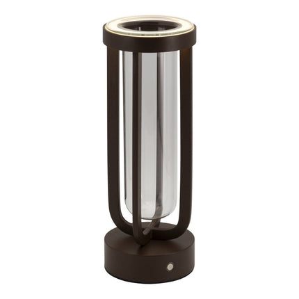 Securit® Florence Table Lamps Brown (Pack of 6) + 10-Port Multicharger Lighting Set | Hospitality Trade Pack - hospitality
