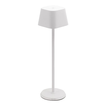 Securit® Georgina Table Lamps White (Pack of 6) + 10-Port Multicharger Lighting Set | Hospitality Trade Pack - hospitality