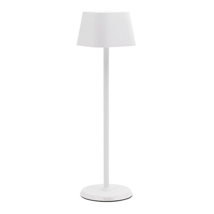 Securit® Georgina Table Lamps White (Pack of 6) + 10-Port Multicharger Lighting Set | Hospitality Trade Pack - hospitality