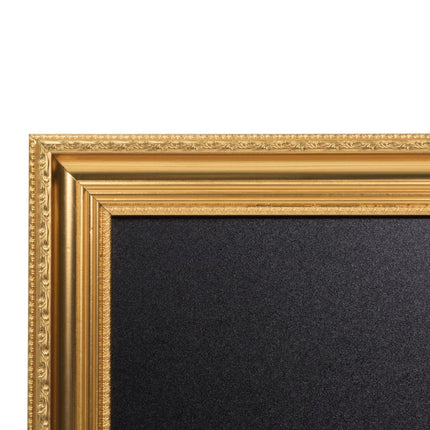 Securit® Gold Framed Wall Chalkboard 65x85 cm Chalkboard Set – Board + Waterproof Markers + Cleaner | Hospitality Trade Pack - hospitality