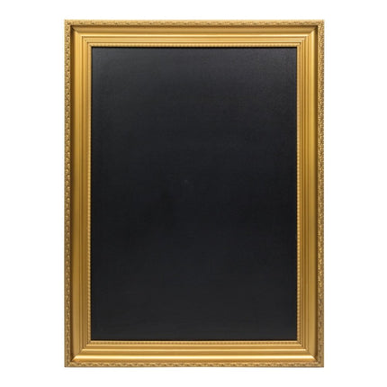 Securit® Gold Framed Wall Chalkboard 75x105 cm Chalkboard Set – Board + Waterproof Markers + Cleaner | Hospitality Trade Pack - hospitality