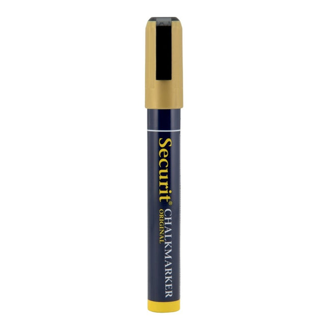 Securit Gold Liquid Chalkmarkers 2-6mm Nib Pack Of 12 - hospitality