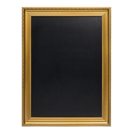 Securit Gold Wall Chalkboard 83.5x63x5 Cm Gold Coated Frame - hospitality