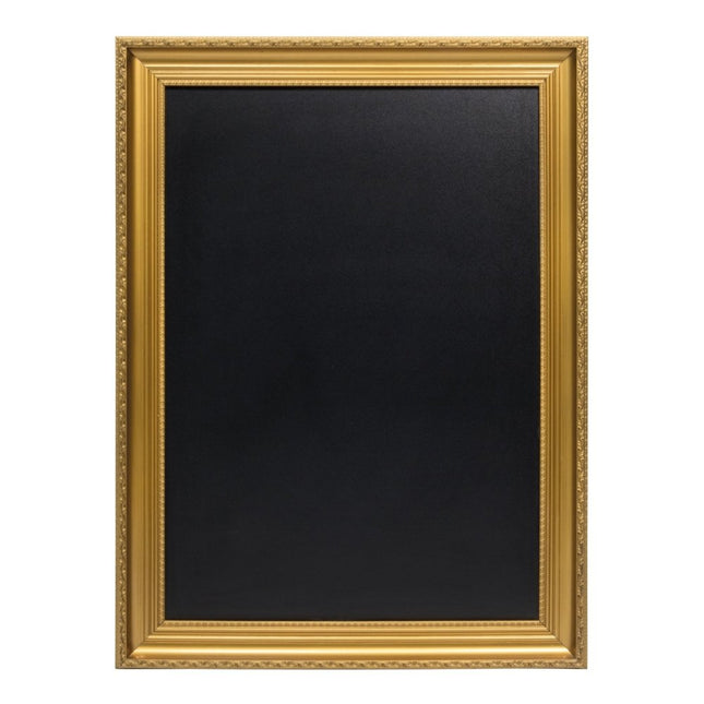 Securit Gold Wall Chalkboard 83.5x63x5 Cm Gold Coated Frame - hospitality