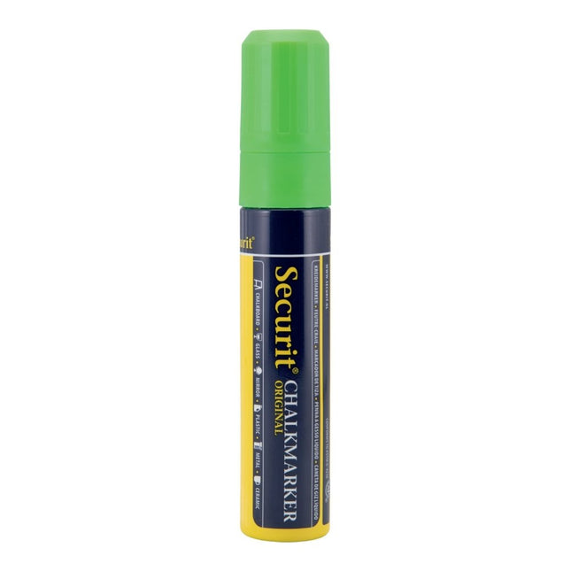 Securit Green Liquid Chalk Markers Pack Of 6 15.5x2.7x2.7 Cm - hospitality