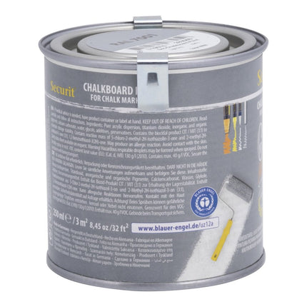 Securit® Grey Paint 250 ml + Waterproof Markers + Stencils + Cleaner Chalk Wall Kit | Hospitality Trade Pack - hospitality