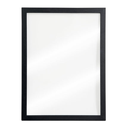 Securit® Large Woody Transparent Wall Chalkboard in Black 40x60 cm (Pack of 6) Chalkboard Set – Boards + Waterproof Markers + Cleaner | Hospitality Trade Pack - hospitality