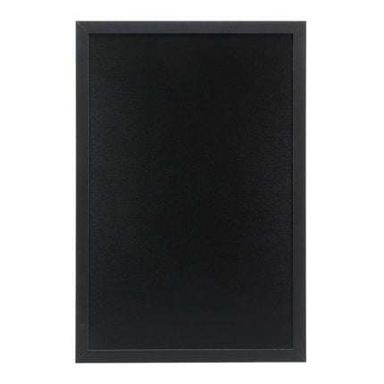Securit® Large Woody Wall Chalkboard in Black 40x60 cm (Pack of 6) Chalkboard Set – Boards + Waterproof Markers + Cleaner | Hospitality Trade Pack - hospitality