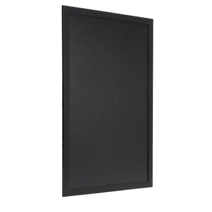 Securit® Large Woody Wall Chalkboard in Black 40x60 cm (Pack of 6) Chalkboard Set – Boards + Waterproof Markers + Cleaner | Hospitality Trade Pack - hospitality