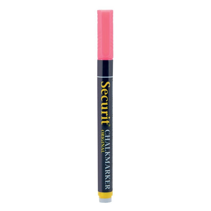 Securit Liquid Chalk Markers Pink Pack of 12 Fine Tip Non Toxic - hospitality