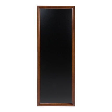 Securit® Long Rubberwood Wall Chalkboard in Dark Brown 56x150 cm Chalkboard Set – Board + Waterproof Markers + Cleaner | Hospitality Trade Pack - hospitality