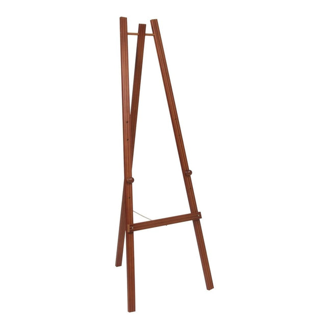 Securit® Mahogany Easel 165 cm + Mahogany Chalkboard 60x80 cm + Waterproof Markers Easel Chalkboard Set | Hospitality Trade Pack - hospitality