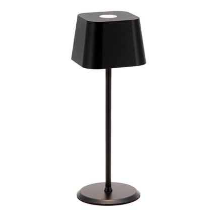 Securit® Malta Table Lamps Black (Pack of 8) + 10-Port Multicharger Lighting Set | Hospitality Trade Pack - hospitality