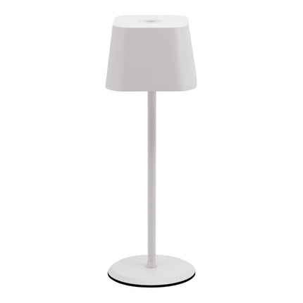 Securit® Malta Table Lamps White (Pack of 8) + 10-Port Multicharger Lighting Set | Hospitality Trade Pack - hospitality