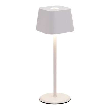 Securit® Malta Table Lamps White (Pack of 8) + 10-Port Multicharger Lighting Set | Hospitality Trade Pack - hospitality