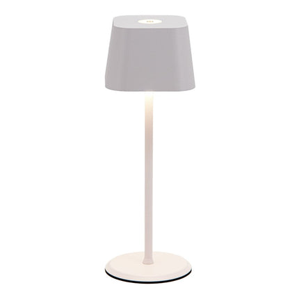 Securit® Malta Table Lamps White (Pack of 8) + 10-Port Multicharger Lighting Set | Hospitality Trade Pack - hospitality