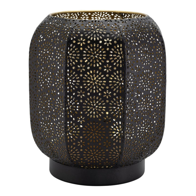 Securit® Marrakech Table Lamps Black & Gold (Pack of 6) + 10-Port Multicharger Lighting Set | Hospitality Trade Pack - hospitality