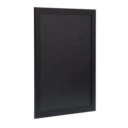 Securit® Medium Woody Wall Chalkboard in Black 30x40 cm (Pack of 6) Chalkboard Set – Boards + Waterproof Markers + Cleaner | Hospitality Trade Pack - hospitality