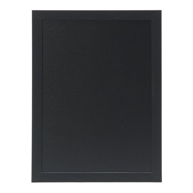 Securit® Medium Woody Wall Chalkboard in Black 30x40 cm (Pack of 6) Chalkboard Set – Boards + Waterproof Markers + Cleaner | Hospitality Trade Pack - hospitality