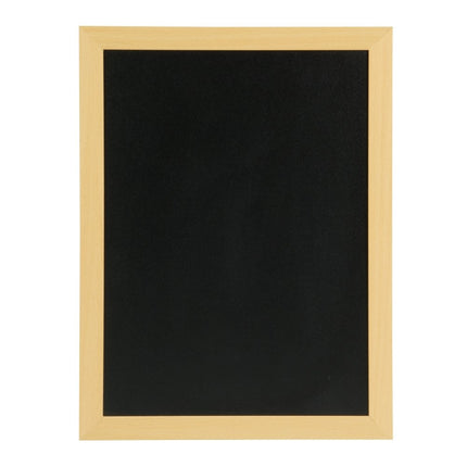 Securit® Medium Woody Wall Chalkboard in Teak 30x40 cm (Pack of 6) Chalkboard Set – Boards + Waterproof Markers + Cleaner | Hospitality Trade Pack - hospitality