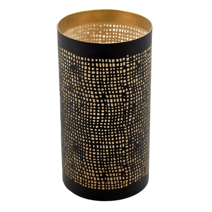 Securit® Metal Tealight Holder Set Ibiza – Black & Gold – 6 x Set of 4 | Hospitality Table Lighting - hospitality