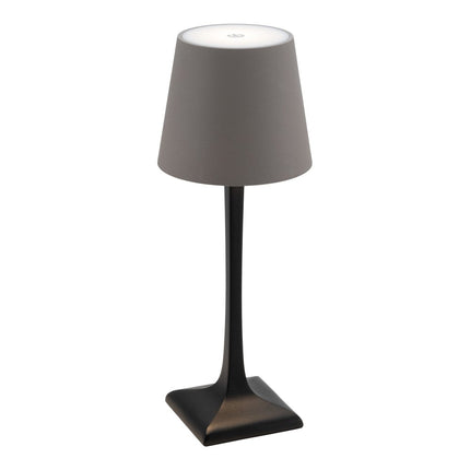 Securit® Milano Table Lamps Black & Taupe (Pack of 6) + 10-Port Multicharger Lighting Set | Hospitality Trade Pack - hospitality
