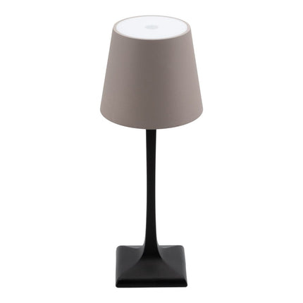 Securit® Milano Table Lamps Black & Taupe (Pack of 6) + 10-Port Multicharger Lighting Set | Hospitality Trade Pack - hospitality
