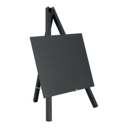 Securit® Mini Easel Black (10 Sets of 3) Table Chalkboard Set – 30 Easels + White Markers | Hospitality Trade Pack - hospitality