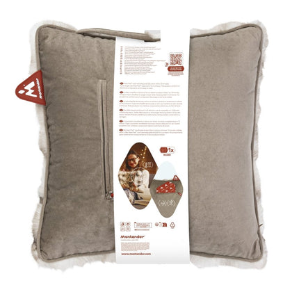 Securit® Montandor Heat Pad Cushion in Furry Beige – Pack of 5 | Terrace & Outdoor Seating Heating - hospitality