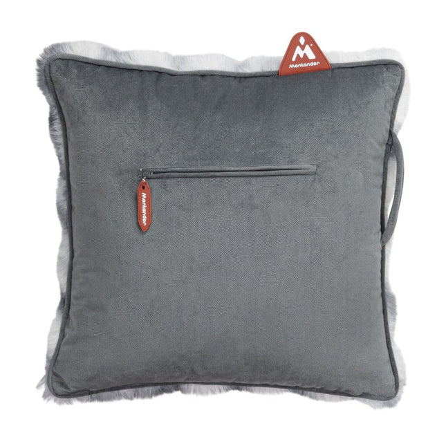Securit® Montandor Heat Pad Cushion in Furry Grey – Pack of 5 | Terrace & Outdoor Seating Heating - hospitality