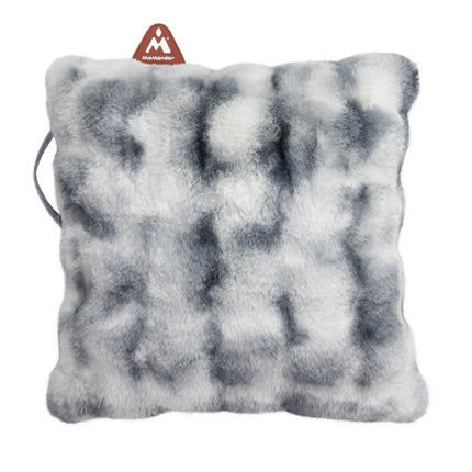 Securit® Montandor Heat Pad Cushion in Furry Grey – Pack of 5 | Terrace & Outdoor Seating Heating - hospitality