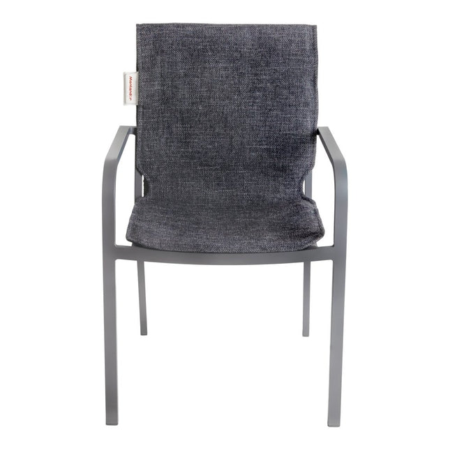 Securit® Montandor Infrared Heated Cordless Seat Cover – Grey – Pack of 5 | Terrace & Outdoor Seating Heating - hospitality