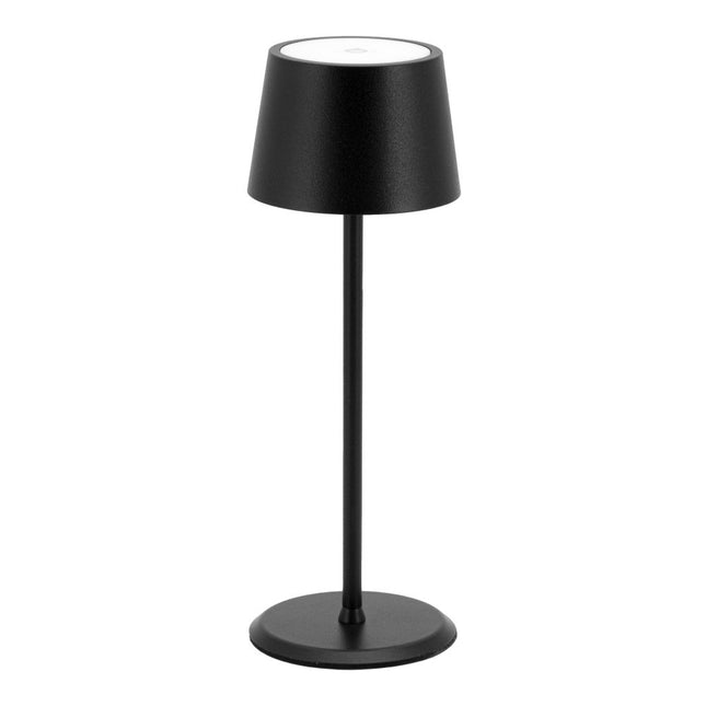 Securit® Monte Carlo Table Lamps Black (Pack of 8) + 10-Port Multicharger Lighting Set | Hospitality Trade Pack - hospitality