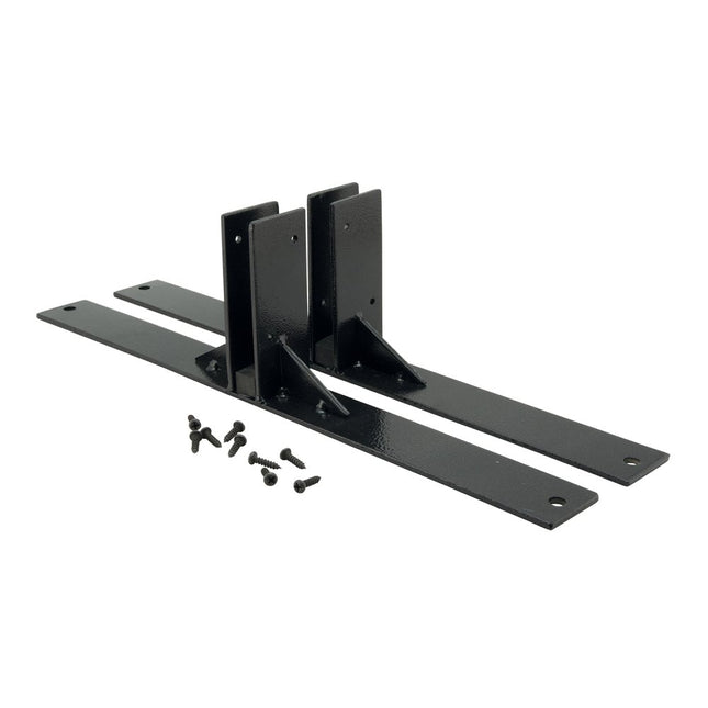 Securit Multiboard Pavement Boards Black 10,5x40x4cm With Steel Feet - hospitality