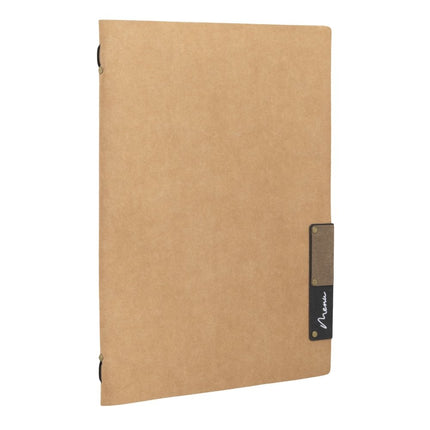 Securit® Nature A4 Beige Front-of-House Set – 10 Menu Holders + 10 Bill Presenters | Hospitality Trade Pack - hospitality