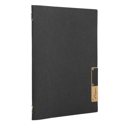 Securit® Nature A4 Black Front-of-House Set – 10 Menu Holders + 10 Bill Presenters | Hospitality Trade Pack - hospitality