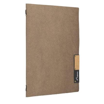 Securit® Nature A4 Brown Front-of-House Set – 10 Menu Holders + 10 Bill Presenters | Hospitality Trade Pack - hospitality