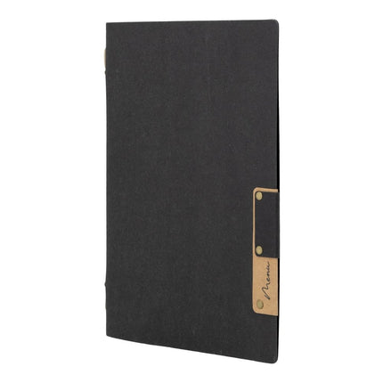 Securit® Nature A5 Black Menu Set – 10 Menu Holders + 20 Extra Pouches | Hospitality Trade Pack - hospitality